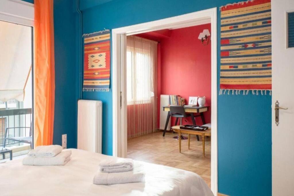 Casa De Colores, Next To The Metro Athene Buitenkant foto