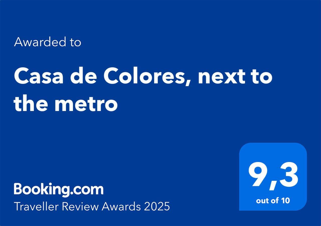 Casa De Colores, Next To The Metro Athene Buitenkant foto